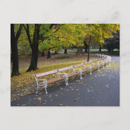 Bänke Postkarte (Vorderseite)