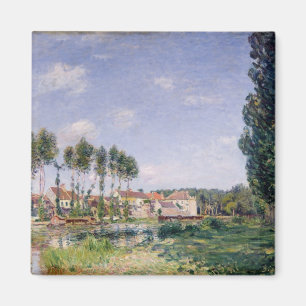 Banken Alfred Sisleys   des Loing bei Moret Magnet
