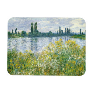 Banken Claude Monets der Seines, Vetheuil, 1880 Magnet