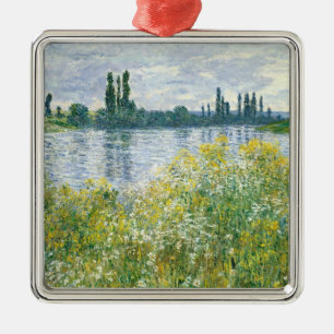 Banken Claude Monets   der Seines, Vetheuil, 1880 Ornament Aus Metall
