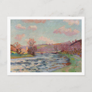 Banken der Creuse, Limousin, c.1912 (Öl auf Canv) Postkarte