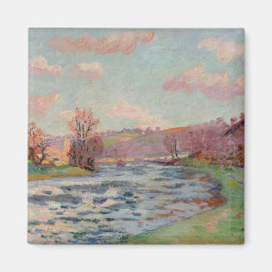 Banken des Creuse, Limousin, c.1912 (Öl auf canv Magnet