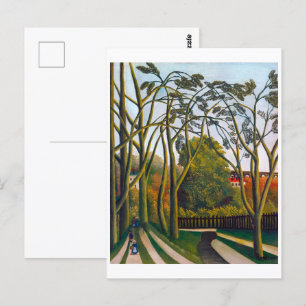 Banken des è   Henri Rousseau   Postkarte