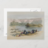 Banken des Jordans Postkarte (Vorne/Hinten)