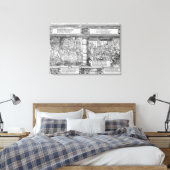 Bankenlandschaft Leinwanddruck (Insitu (Schlafzimmer))