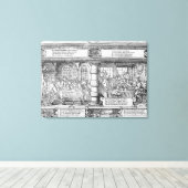 Bankenlandschaft Leinwanddruck (Insitu (Holzboden))