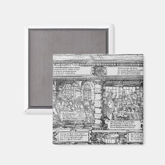 Bankenlandschaft Magnet (Vorderseite/Rückseite)