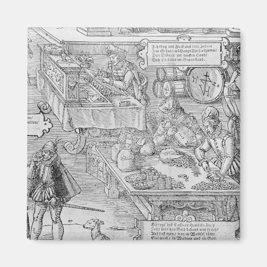 Bankenlandschaft Magnet (Vorne)