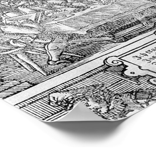 Bankenlandschaft Poster (Ecke)