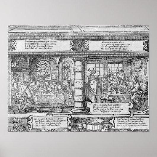 Bankenlandschaft Poster (Vorne)