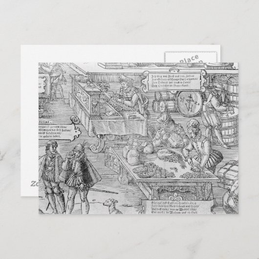 Bankenlandschaft Postkarte (Vorne/Hinten)