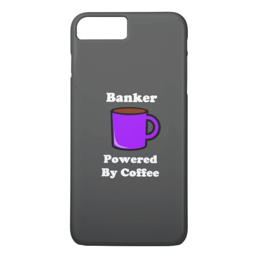 "Banker" angetrieben durch Kaffee Case-Mate iPhone Hülle (Rückseite)