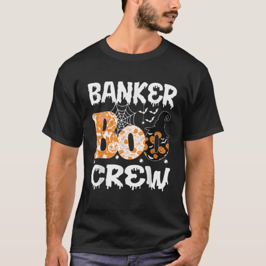 Banker Boo Crew banker halloween costume banker ha T-Shirt (Vorderseite)
