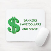 Banker-Dollar und Richtung Mousepad (Mit Mouse)