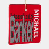Banker Extraordinaire CUSTOM Keramikornament (Rechts)