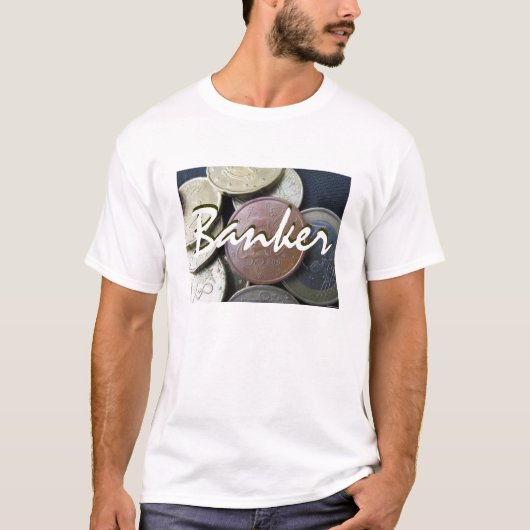 Banker in Moss Green T-Shirt (Vorderseite)
