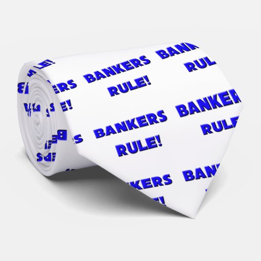 Banker-Regel! Krawatte (Gerollt)