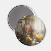 Banker - Sein Gewicht in Gold Magnet (Vorderseite/Rückseite)