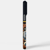 Banker-Themed Intricate Leather Art Case-Mate iPhone Hülle (Rückseite / Rechts)