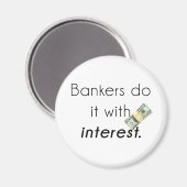 Banker tun es! magnet (Vorderseite/Rückseite)