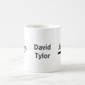 Banker-Typografie Kaffeetasse (Mittel)
