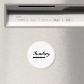 Banker-Typografie Magnet (In Situ (Geschirrspüler))
