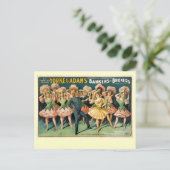 Banker und Broker Vintages Theaterposter Postkarte (Stehend Vorderseite)