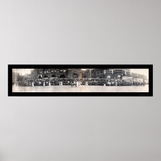 Bankers & Budweiser Foto 1906 Poster (Vorne)