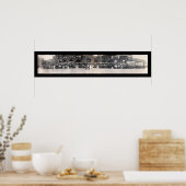 Bankers & Budweiser Foto 1906 Poster (Küche)