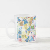 Bankertasse mit Geldscheinen Mattglastasse (Links)