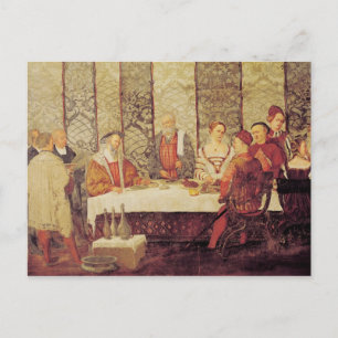 Bankett von Bartolomeo Colleoni Postkarte