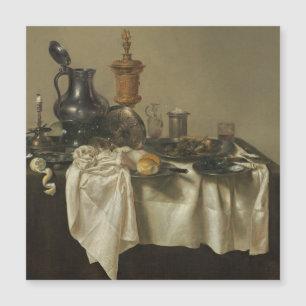 Bankettstück mit Mincemeat-Pie von Willem Claesz H Magnetkarte