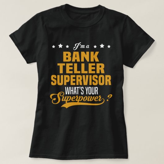 Bankfachsupervisor T-Shirt (Design vorne)