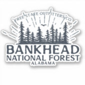 Bankhead Treeline Navy Sticker (Vorderseite)