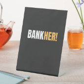 BANKHER! SOCKELSCHILD (In Situ)