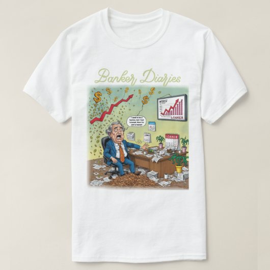 Bankierbücher T-Shirt (Design vorne)