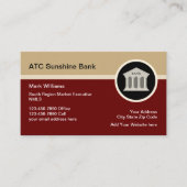 Bankkarten für Hypothekenmakler Visitenkarte (Vorderseite)