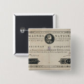 Banknote mit 50 Livren, am 29. Oktober 1790 Button (Vorne & Hinten)