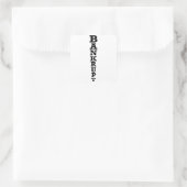 bankrott quadratischer aufkleber (Tasche)