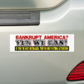 Bankrottes Amerika? Autoaufkleber (Auf Auto)