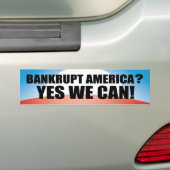 Bankrottes Amerika? Autoaufkleber (Auf Auto)