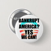 Bankrottes Amerika? Button (Vorne & Hinten)