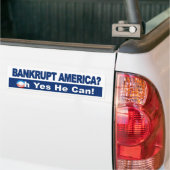 Bankrottes Amerika? Oh ja kann er! Autoaufkleber (Auf Lkw)