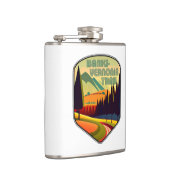 Banks-Vernonia Wanderweg Oregon Farben Flachmann (Rechts)