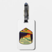 Banks-Vernonia Wanderweg Oregon Farben Gepäckanhänger (Rückseite vertikal)