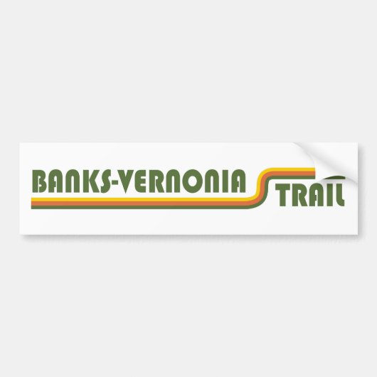 Banks-Vernonia-Weg Autoaufkleber (Vorne)