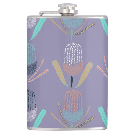 Banksia Lilac Flachmann (Vorderseite)