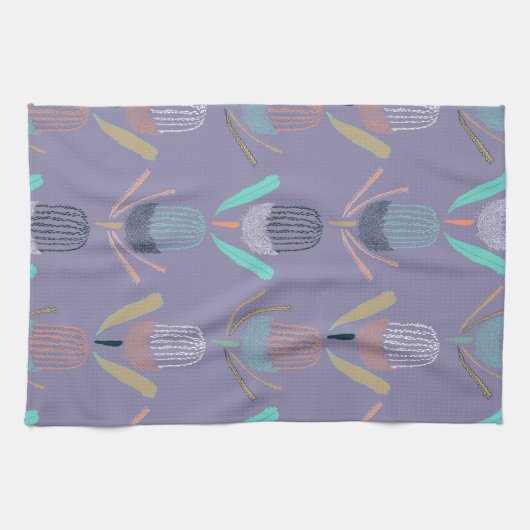 Banksia Lilac Geschirrtuch (Horizontal)