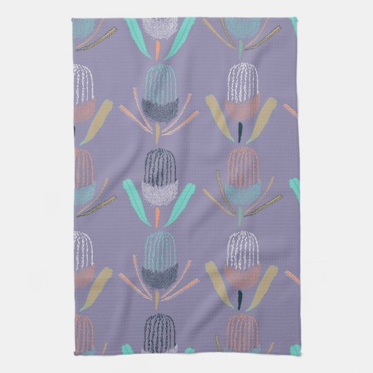 Banksia Lilac Geschirrtuch (Vertikal)