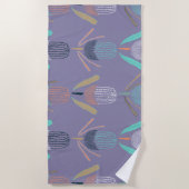 Banksia Lilac Strandtuch (Vorderseite)